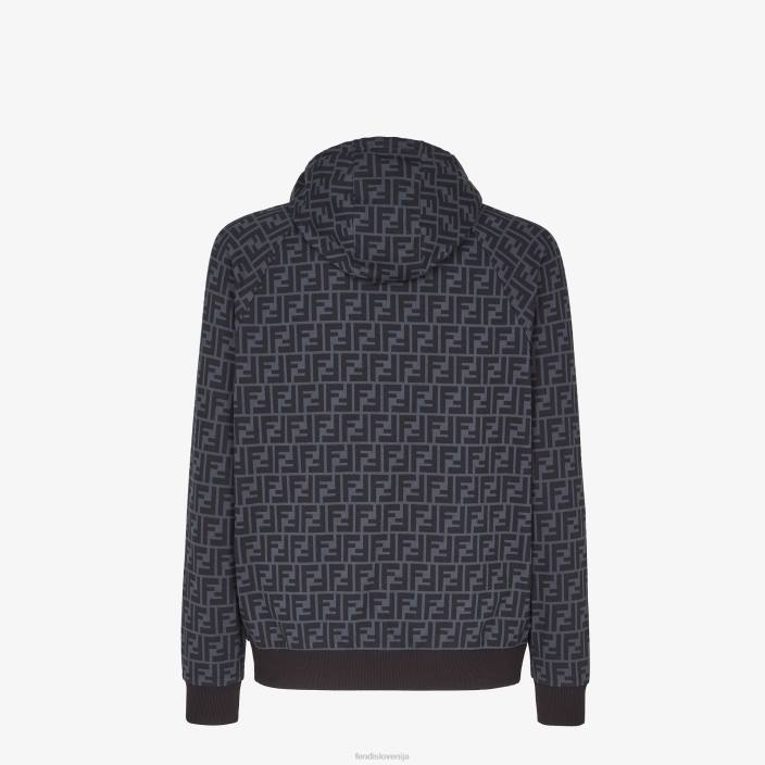 moški bombažna jopica Črna Fendi oblačila Z68L2196