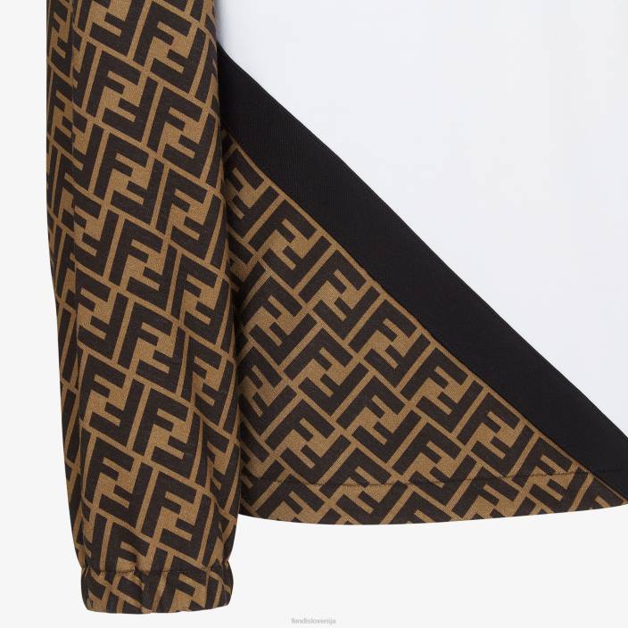 moški jopica iz džersija bela Fendi oblačila Z68L1992