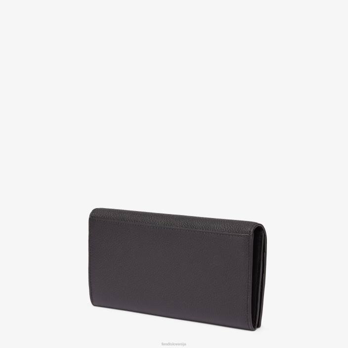 moški usnjena denarnica s podpisom Črna Fendi dodatki Z68L2610