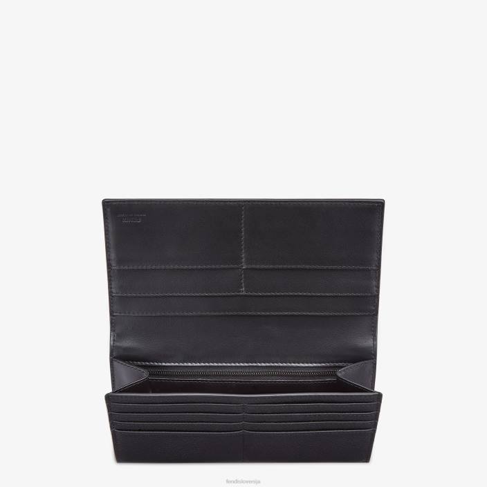 moški usnjena denarnica s podpisom Črna Fendi dodatki Z68L2610