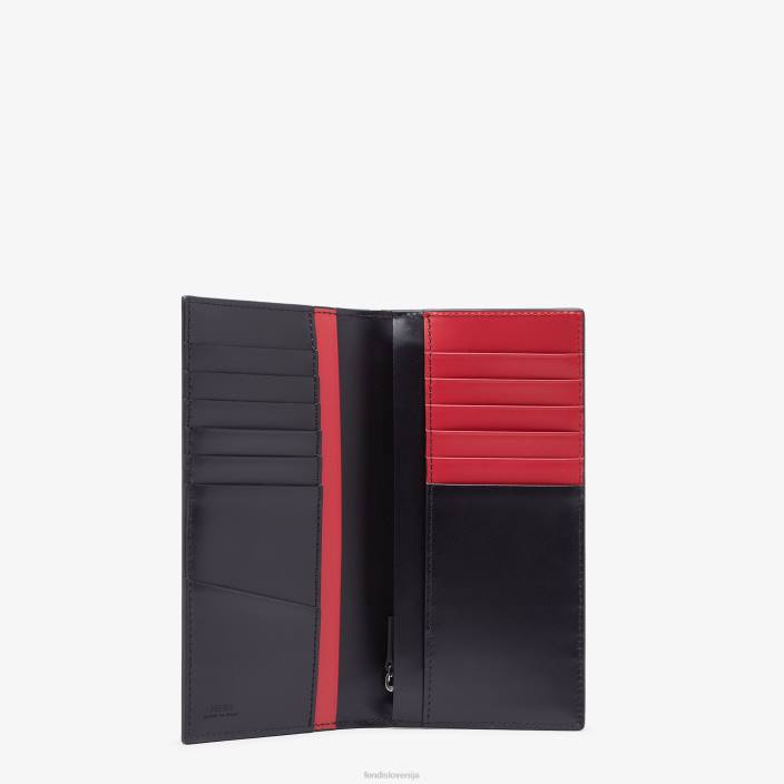 moški usnjena denarnica shadow Črna Fendi dodatki Z68L2638