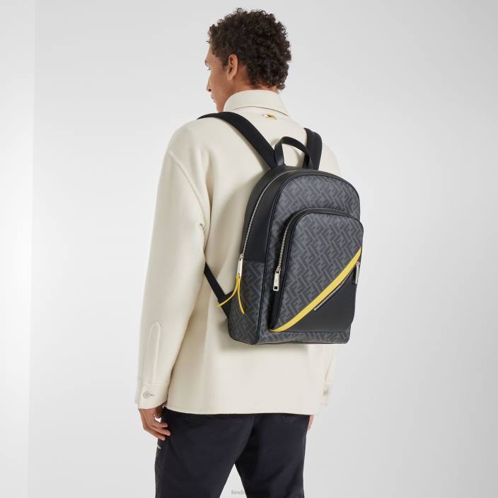 moški ff nahrbtnik iz blaga Črna Fendi dodatki Z68L1877