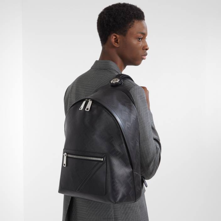 moški usnjen nahrbtnik Črna Fendi dodatki Z68L1798