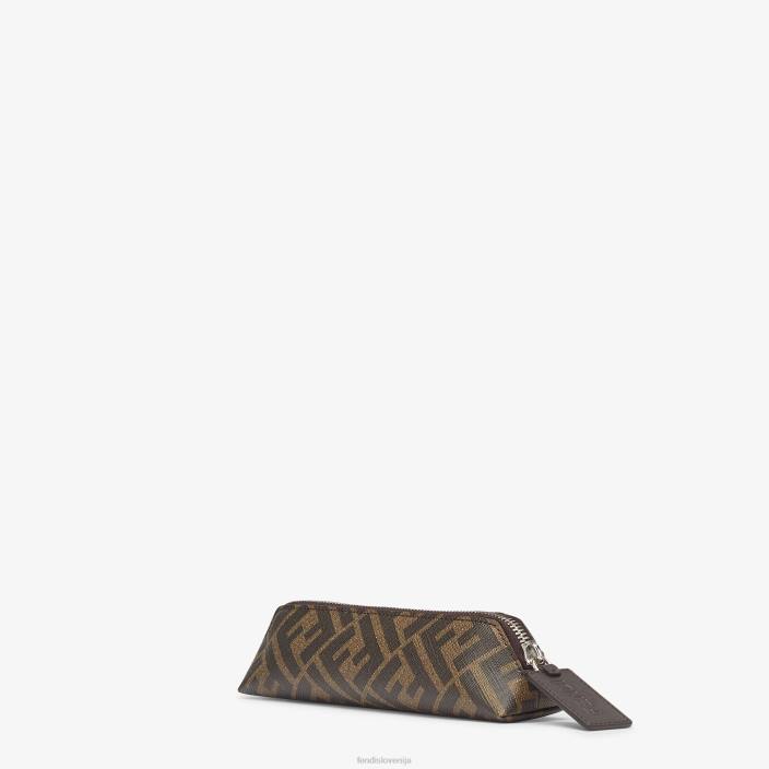 moški držalo za peresa iz blaga rjav Fendi dodatki Z68L2500