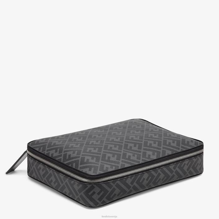 moški nosilka za majico iz blaga siva Fendi dodatki Z68L2517