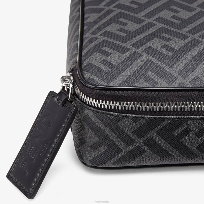 moški nosilka za majico iz blaga siva Fendi dodatki Z68L2517