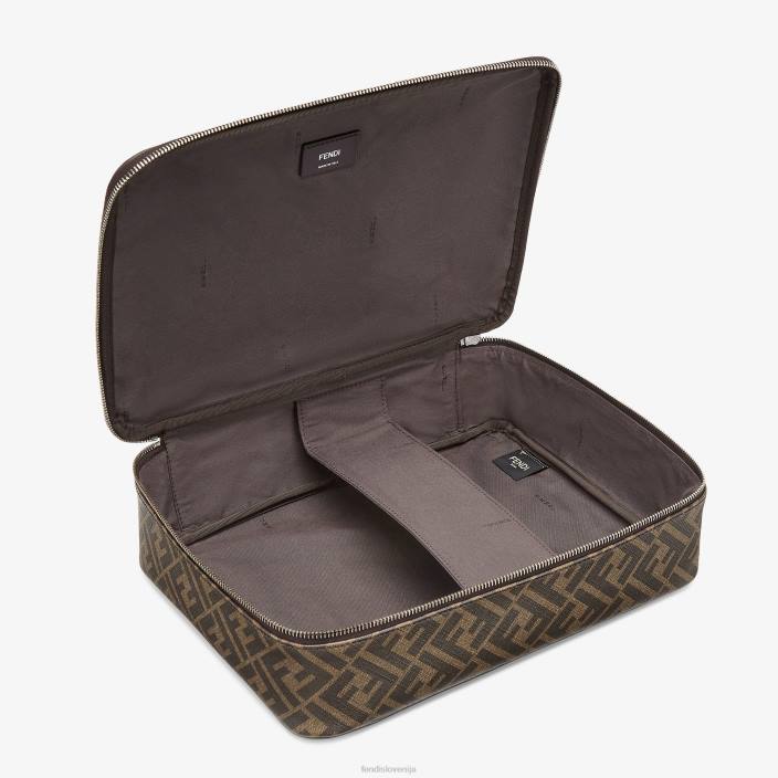 moški potovalna torba iz blaga Črna Fendi dodatki Z68L2486