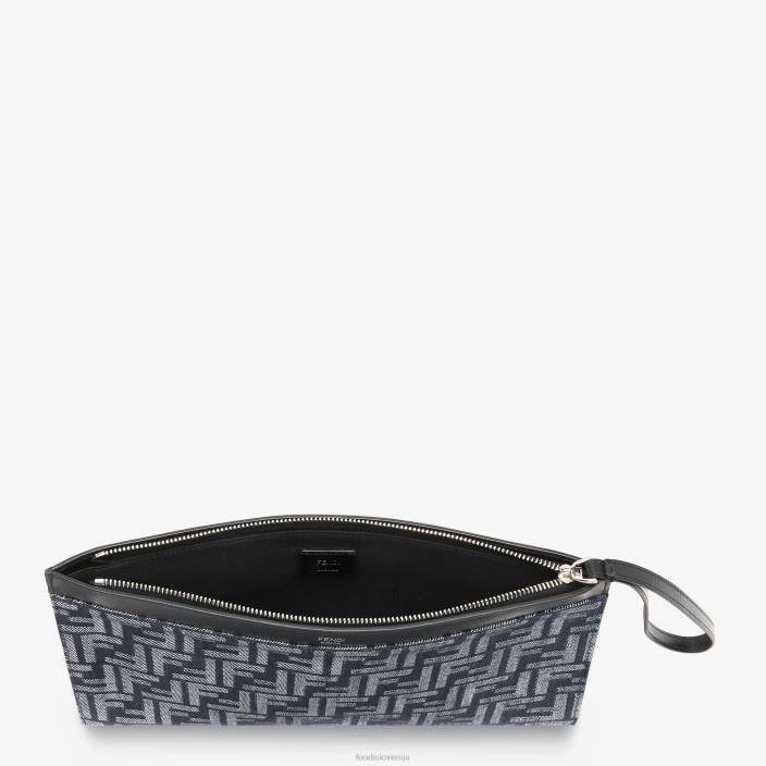 moški denim torbica modra Fendi dodatki Z68L1865