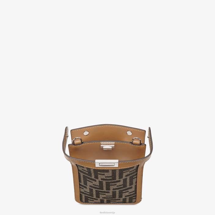 moški etui za telefon iz blaga rjav Fendi dodatki Z68L2620