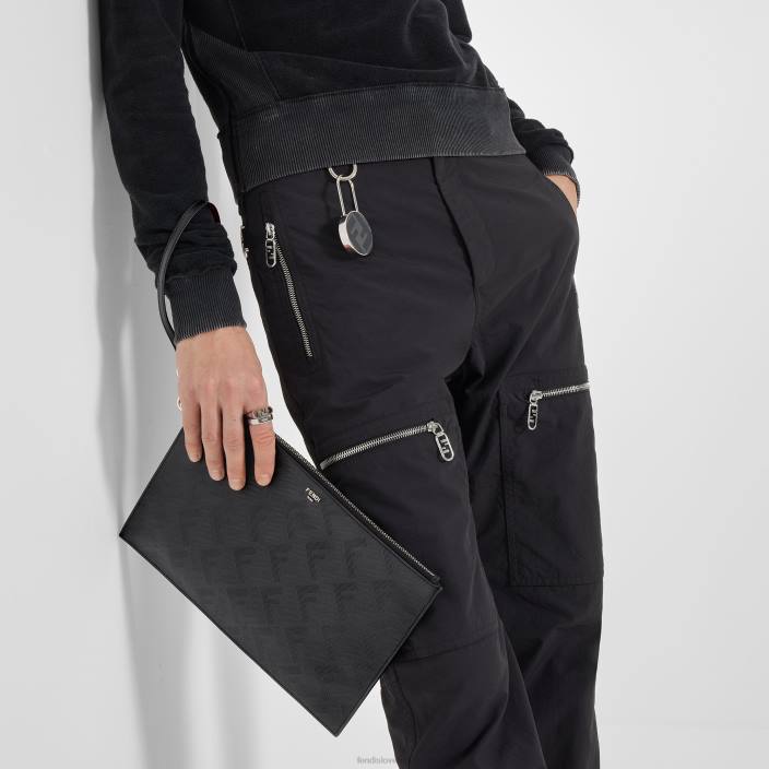 moški ff senčna usnjena torbica Črna Fendi dodatki Z68L1882