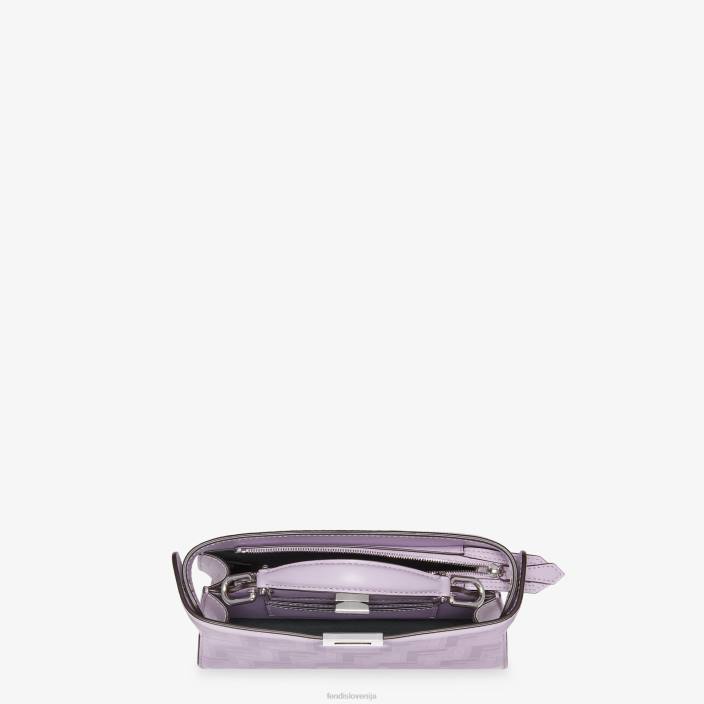 moški lila usnjena torba vijolična Fendi dodatki Z68L1794
