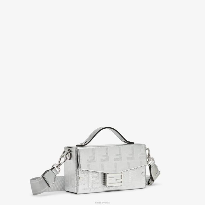 moški torba iz laminiranega usnja srebro Fendi dodatki Z68L1815