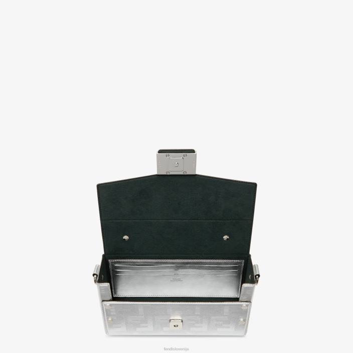 moški torba iz laminiranega usnja srebro Fendi dodatki Z68L1815