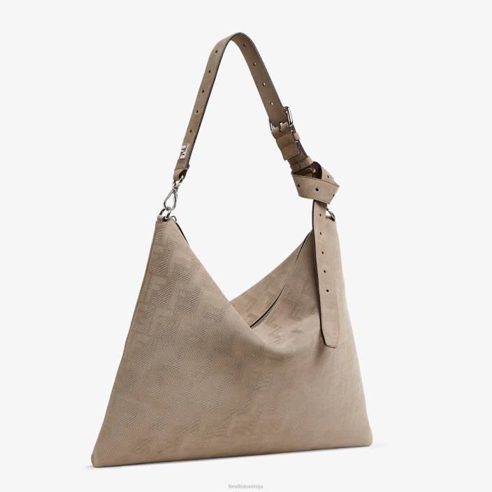 moški torba iz semiša bež Fendi dodatki Z68L1829