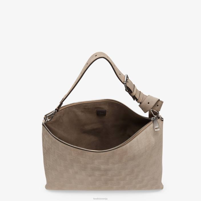 moški torba iz semiša bež Fendi dodatki Z68L1829