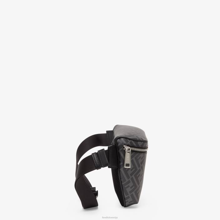 moški torba za pas iz blaga siva Fendi dodatki Z68L1858