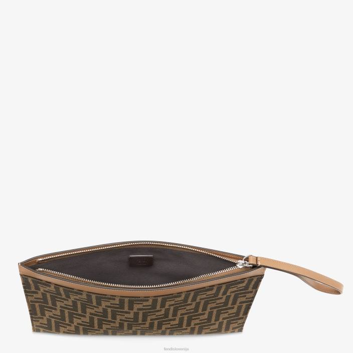 moški torbica iz blaga rjav Fendi dodatki Z68L1876