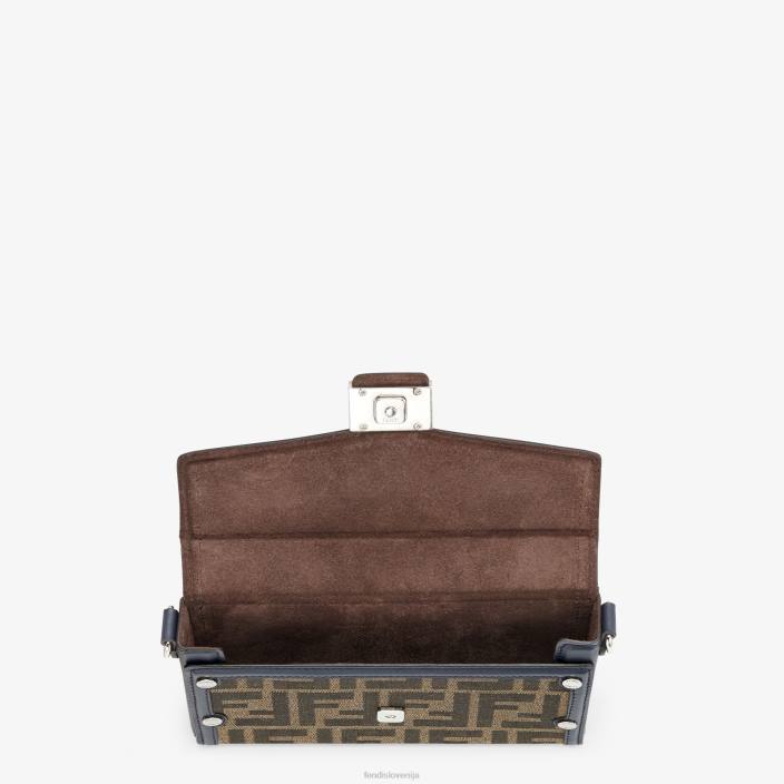 moški torbica za telefon iz blaga rjav Fendi dodatki Z68L2585