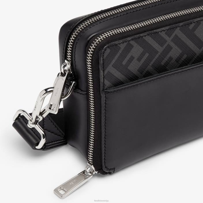 moški usnjena in ff torba Črna Fendi dodatki Z68L1813