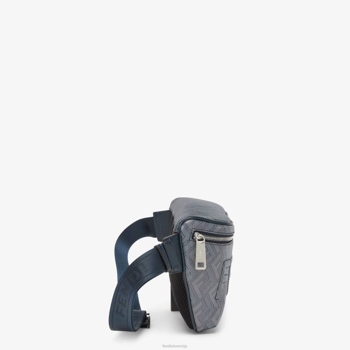 moški usnjena torbica za pas s črtastim ff tiskom večbarvna Fendi dodatki Z68L1793