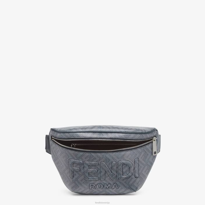 moški usnjena torbica za pas s črtastim ff tiskom večbarvna Fendi dodatki Z68L1793
