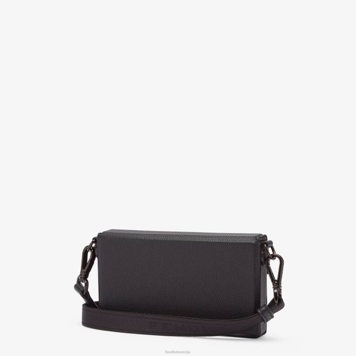 moški usnjena torbica za telefon Črna Fendi dodatki Z68L2584