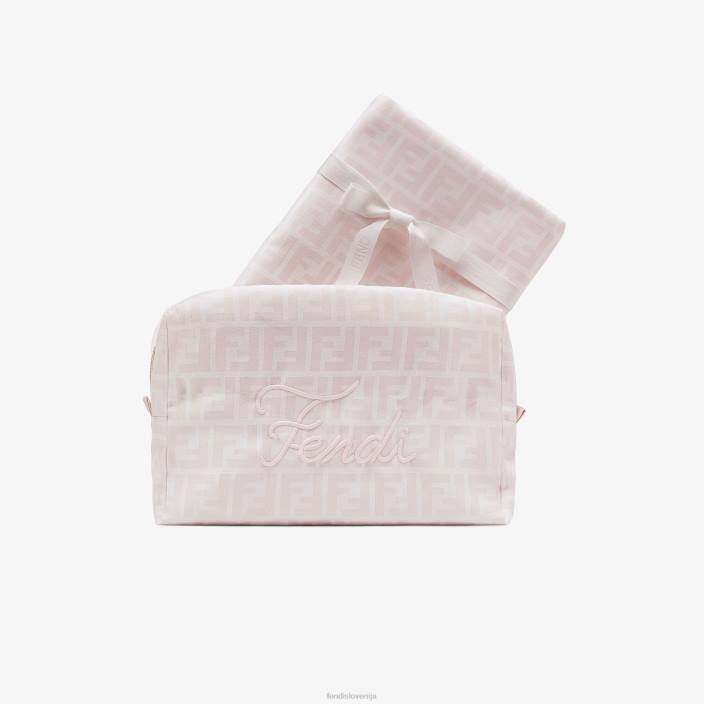 otroci otroški komplet iz bombaža in svile z otroško rjuho in toaletnim priborom moda Fendi dodatki Z68L2793