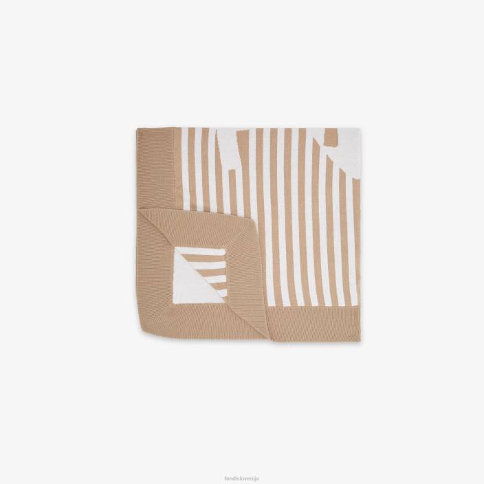 otroci pletena odeja bež Fendi dodatki Z68L2750