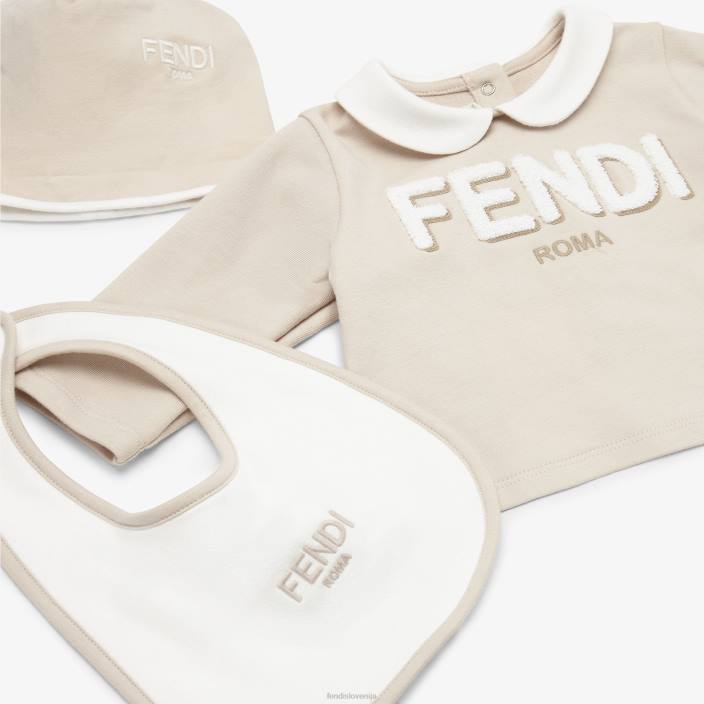 otroci dres roma komplet bež Fendi oblačila Z68L2805