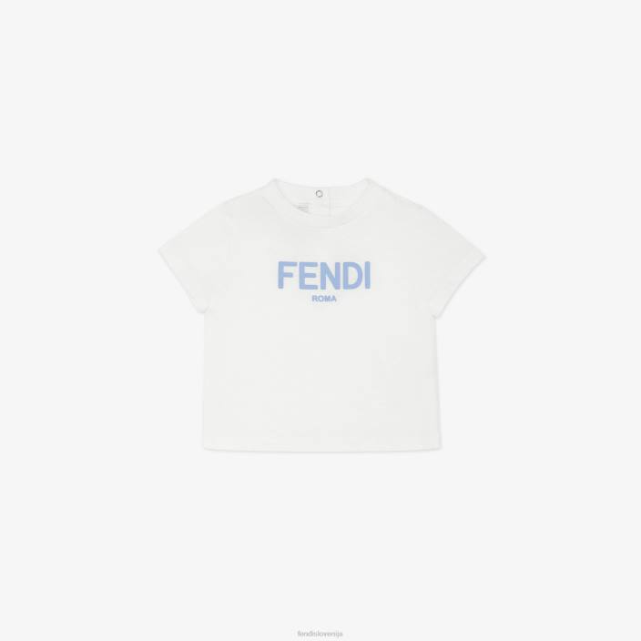 otroci dres roma majica s kratkimi rokavi bela Fendi oblačila Z68L2798