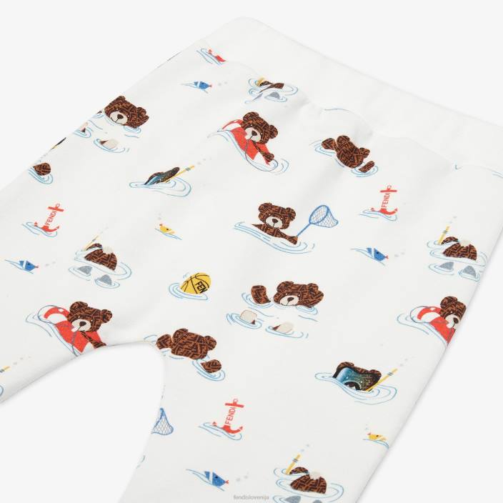 otroci jersey hlače z multiprintom večbarvna Fendi oblačila Z68L2800