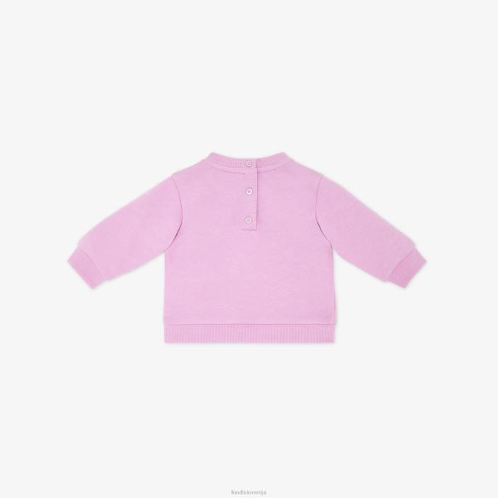 otroci lila jersey roma jopica vijolična Fendi oblačila Z68L2799