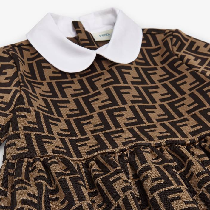 otroci dekliška obleka iz blaga moda Fendi oblačila Z68L2918