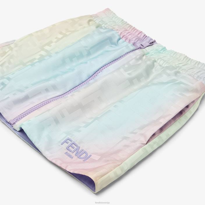 otroci ff najlonsko mini krilo večbarvna Fendi oblačila Z68L2877
