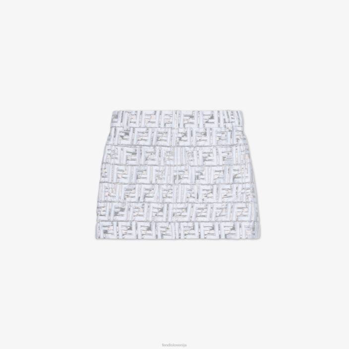 otroci mladinsko krilo iz žakarda srebro Fendi oblačila Z68L2866