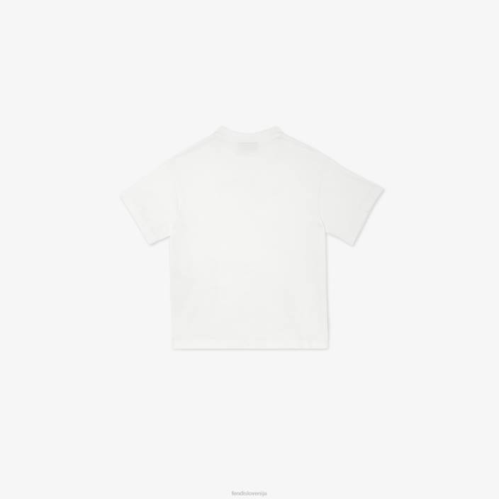 otroci dres roma majica s kratkimi rokavi bela Fendi oblačila Z68L2889