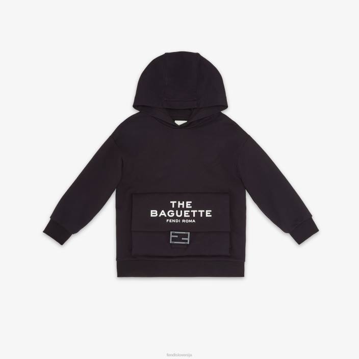 otroci dvobarvni pulover znamke marc jacobs mini me večbarvna Fendi oblačila Z68L2868