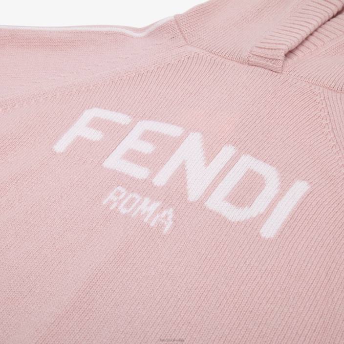 otroci mladinski pulover iz čistega kašmirja in moda Fendi oblačila Z68L2910