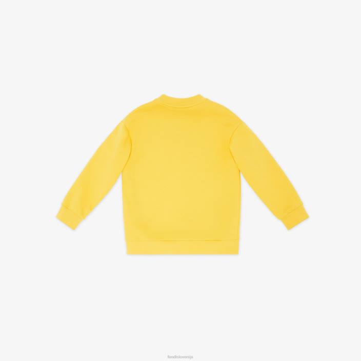 otroci roma pulover rumena Fendi oblačila Z68L2898