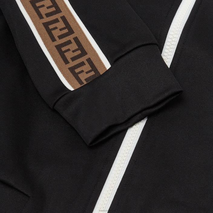 otroci tech tkanina junior jopica Črna Fendi oblačila Z68L2948