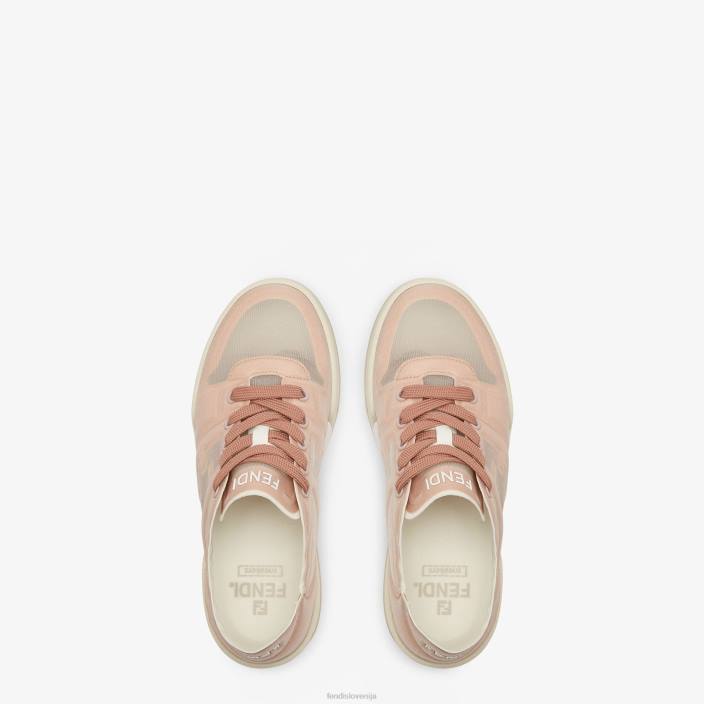 ženske mrežaste nizke majice roza Fendi čevlje Z68L1401