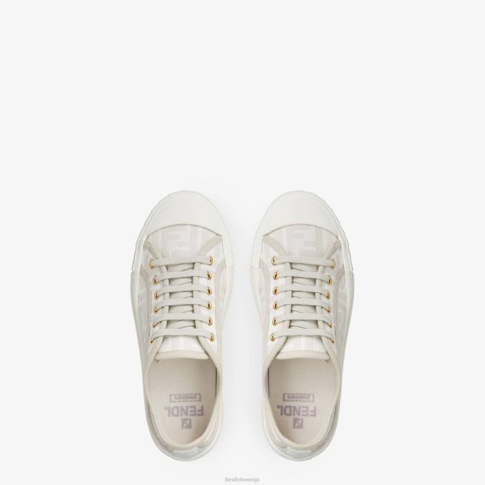 ženske nizke majice iz blaga bela Fendi čevlje Z68L1286