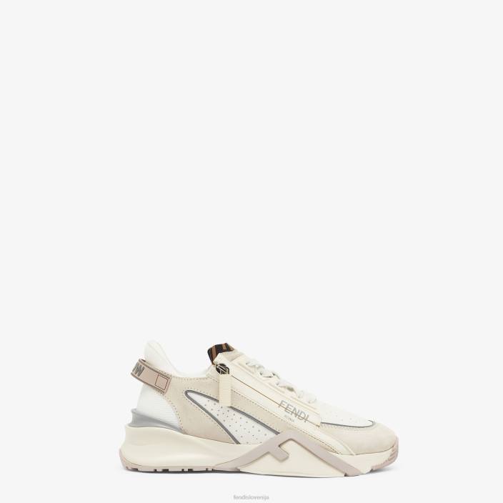 ženske nizke majice iz semiša bela Fendi čevlje Z68L1287