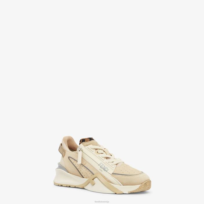 ženske nizke majice iz semiša bela Fendi čevlje Z68L1288