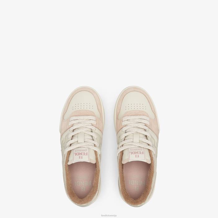 ženske nizke majice iz semiša roza Fendi čevlje Z68L1300