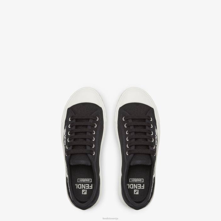 ženske platnene nizke majice Črna Fendi čevlje Z68L1327