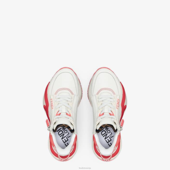 ženske usnjene nizke majice bela Fendi čevlje Z68L1398