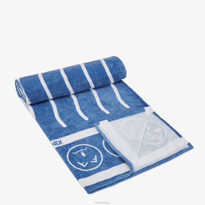 ženske bombažna brisača za plažo modra Fendi dodatki Z68L131