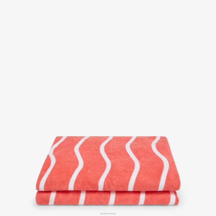 ženske bombažna brisača za plažo roza Fendi dodatki Z68L116