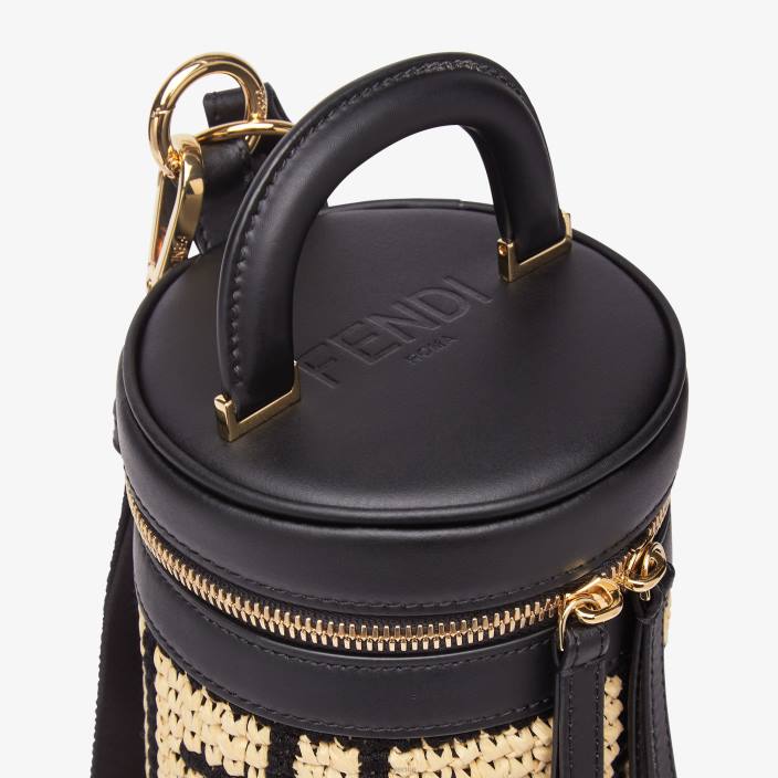 ženske držalo za bučke iz rafije bež Fendi dodatki Z68L328